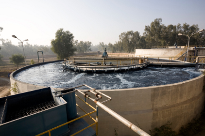 wastewater treatment basin