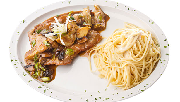 veal and pasta