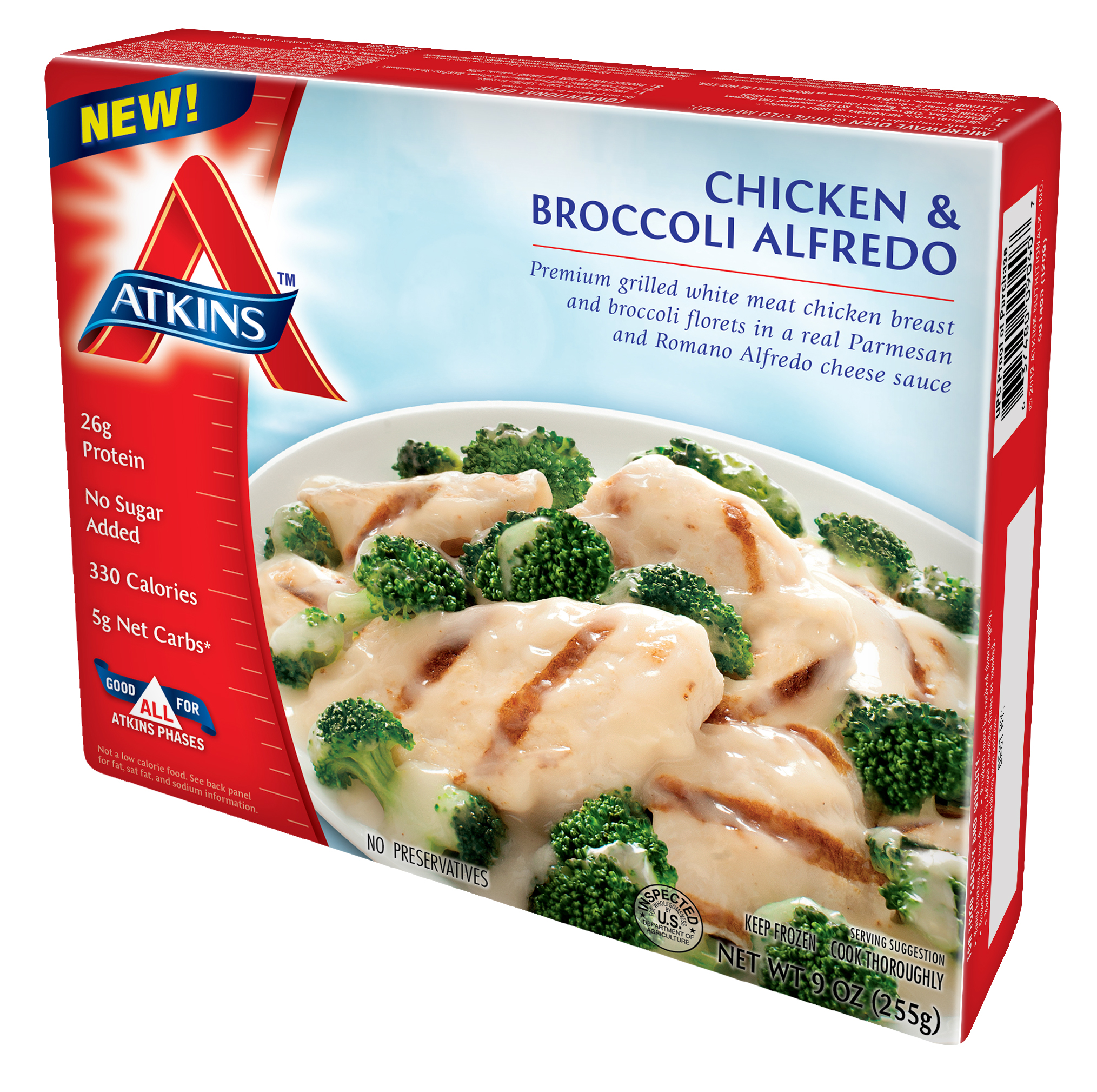 chicken dinner, atkins, new product