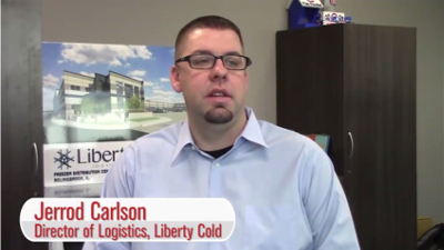 Jerrod Carlson, Director of Logistics for Liberty Cold
