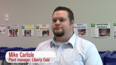 Liberty Cold plant manager Mike Carlisle