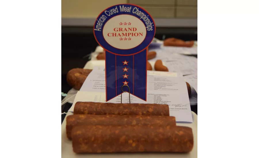 Grand Champion of Andouille Sausage: Sixth Street market, Ashland, Wis.