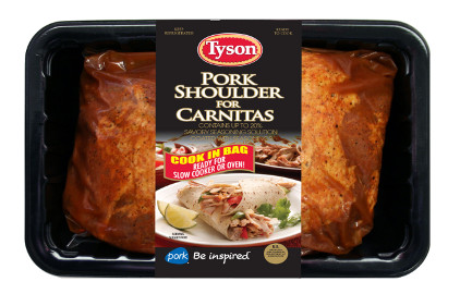 Tyson cook-in-bag carnitas