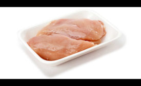 raw chicken in a tray