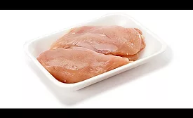 raw chicken in a tray