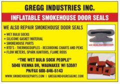 Inflatable Smokehouse Door Seals