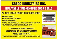 Inflatable Smokehouse Door Seals