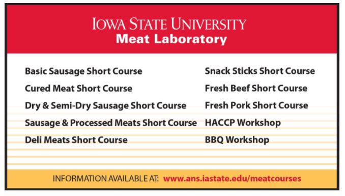 Iowa State University Meat Laboratory