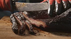 Slicing Brisket