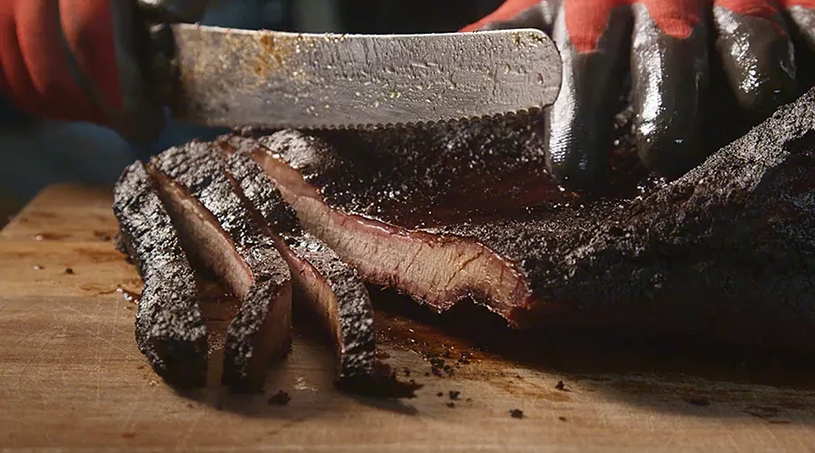 Slicing Brisket