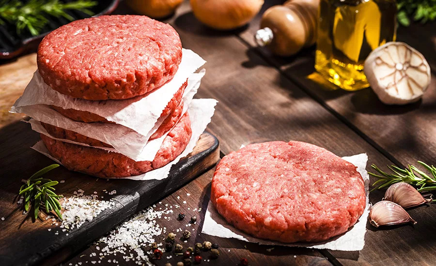 Ground beef patties