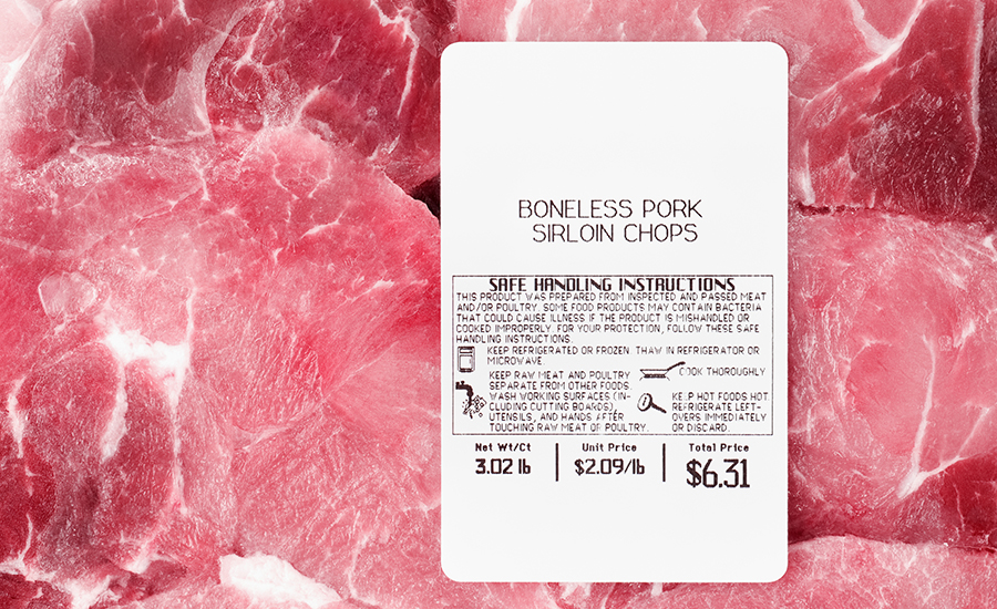 Boneless pork sirloin chops