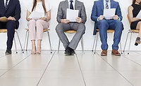 Five candidates waiting for job interviews