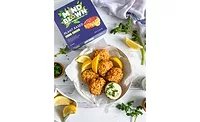 Mind Blown vegan, plant-based crab cakes