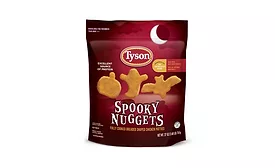 Tyson brand launches limited-edition Halloween-shaped chicken nuggets