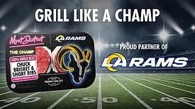 Meat District partners with Los Angeles Rams on The Champ Burger