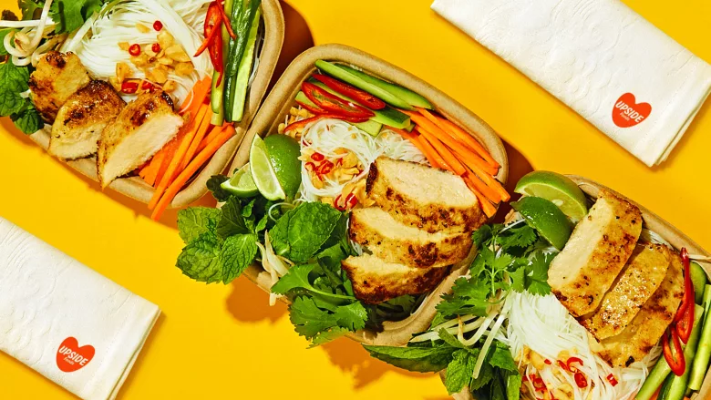 Noodle bowl with UPSIDE Chicken