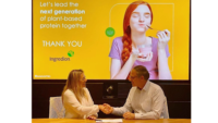 Jim Zallie and Taly Nechushtan ushering in the Ingredion and InnovoPro partnership
