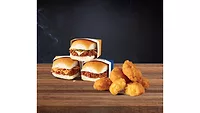 White Castle Sloppy Joe Sliders and Mac and Cheese Nibblers