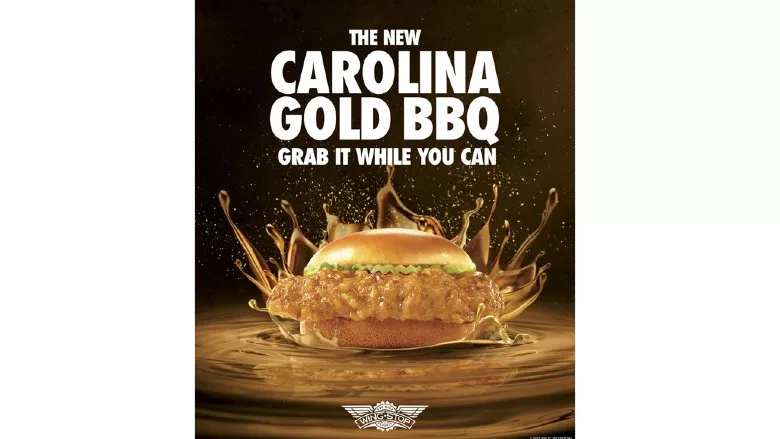 Wingstop introduces new Carolina Gold BBQ flavor for a limited time, inspired by southern BBQ traditions.