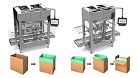 WeighPack bag inserter and uncuffer for bulk bagging