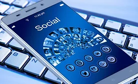 social media apps on a phone