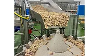 Cabinplant's Multihead Weigher with sticky product