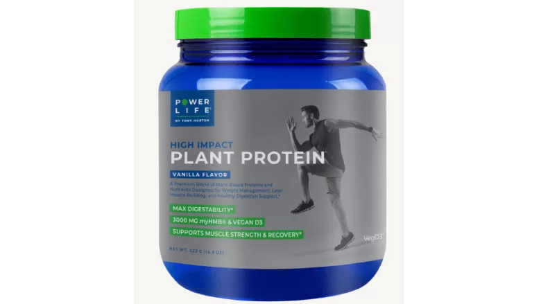 Power Life Nutrition's High Impact Plant Protein product