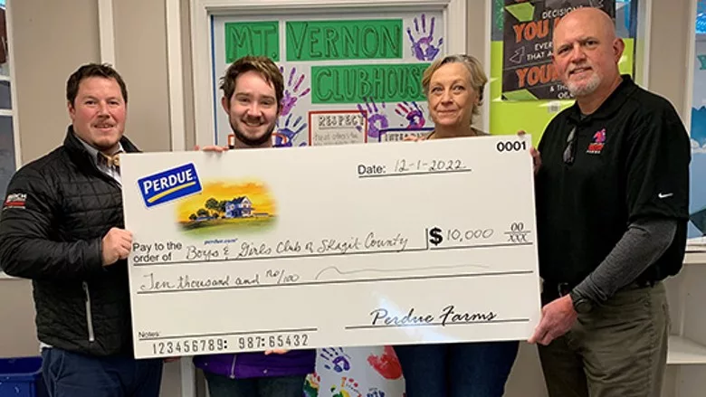 The Perdue Foundation has provided a $10,000 grant to support the Boys and Girls Clubs of Skagit County