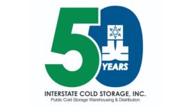 Interstate Cold Storage 50th anniversary logo
