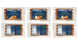 Kvarøy Arctic Salmon Hot Dogs packaging and flavors