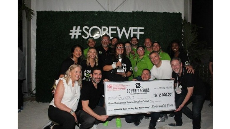 BurgerFi wins The Very Best Burger Award at the 2023 South Beach Wine & Food Festival Burger Bash