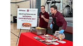 Gary's QuickSteak President Chad Hartmann and VP of Marketing Jeff Bell.