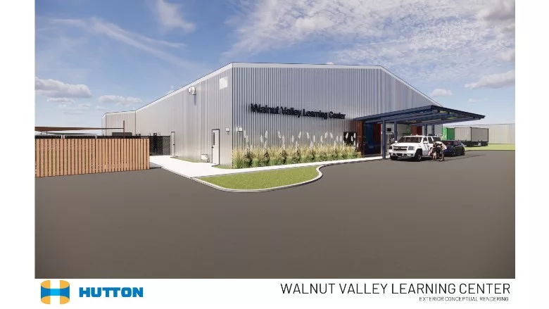 Walnut Valley Learning Center Exterior Concept Rendering