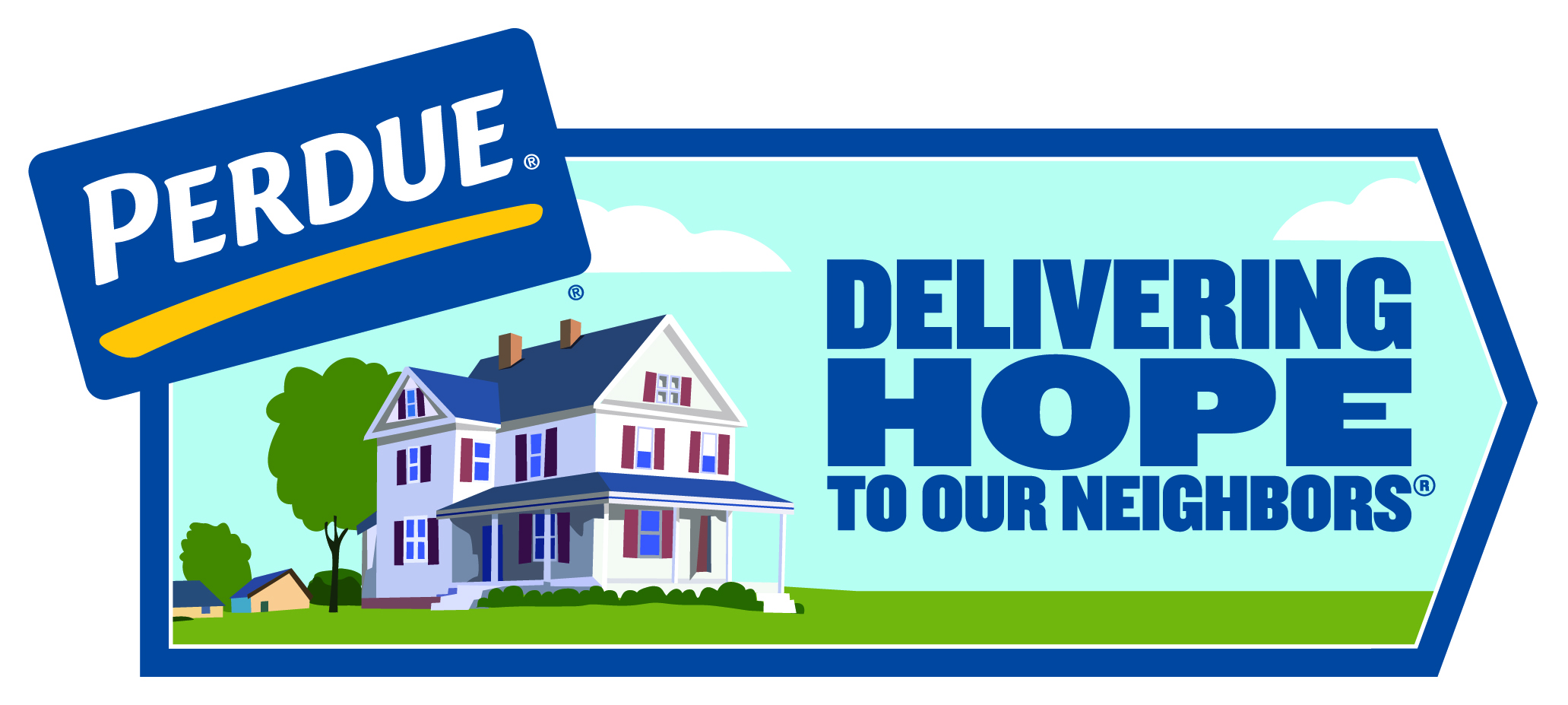 Perdue's 'Delivering Hope To Our Neighbors' outreach logo