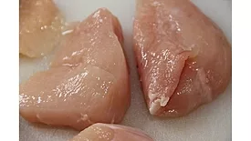 Raw chicken
