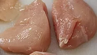 Raw chicken