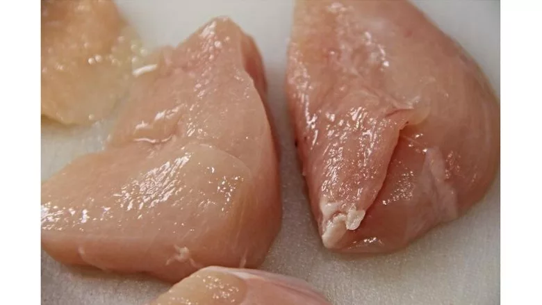 Raw chicken