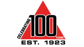 Triangle 100th anniversary logo