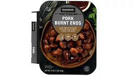 “marketside READY TO HEAT BBQ PORK BURNT ENDS”