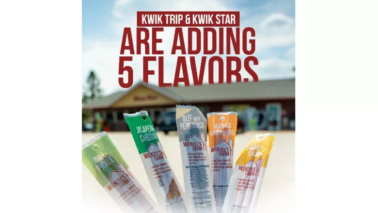 Kwik Trip adds five flavors of Wenzel’s Farm Snack Sticks