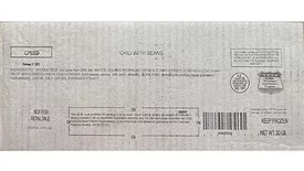 J.T.M. Provisions Co. recalls frozen ready-to-eat beef chili products