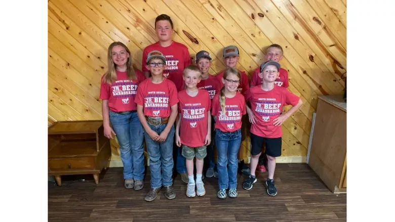 South Dakota Junior Beef Ambassadors gathers in Clark, S.D., at Dakota Butcher for the East River Training on Monday, June 5, 2023