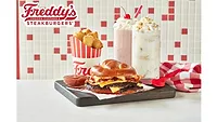 Freddy's Pretzel Bacon BBQ Steakburger is available June 21 through Aug. 29, 2023.