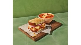 Panera Bread Smokehouse BBQ Chicken Sandwich & Creamy Tomato Soup Value Duet