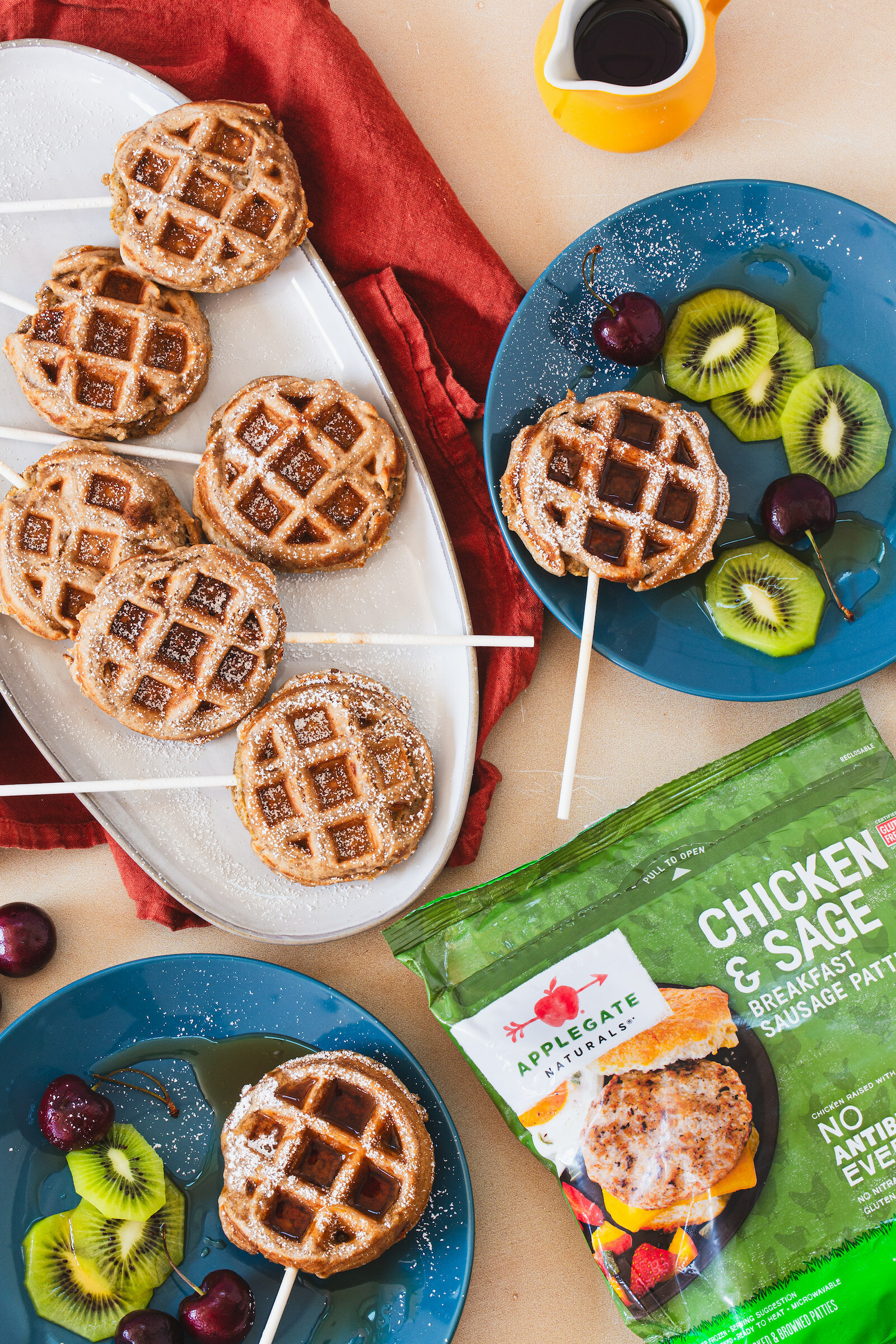 Runner-up winner recipe: Sausage Waffle on a Stick