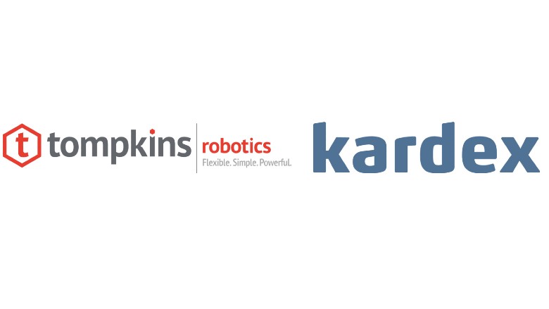 Tompkins Robotics logo and Kardex Solutions logo