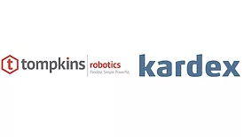 Tompkins Robotics logo and Kardex Solutions logo
