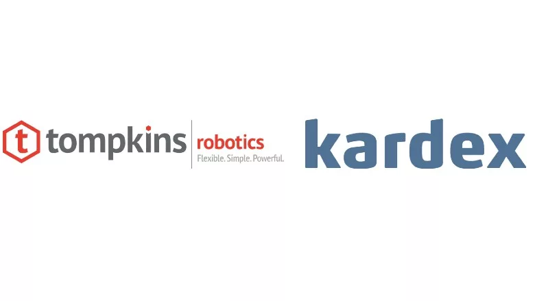 Tompkins Robotics logo and Kardex Solutions logo