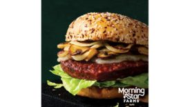 MorningStar Farms plant-based burger